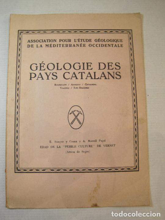 Paper Collecting Others: GEOLOGIA PAISOS CATALANS-GEOLOGIE DES PAYS CATALANS-LIBRO REVISTA ANTIGA-VER FOTOS-(V-22.785)