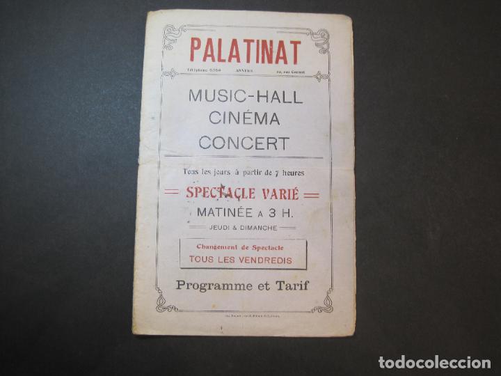 Paper Collecting Others: PALATINAT-MUSIC HALL-CINEMA-CONCERT-PROGRAMA ANTIGUO-VER FOTOS-(K-3065)
