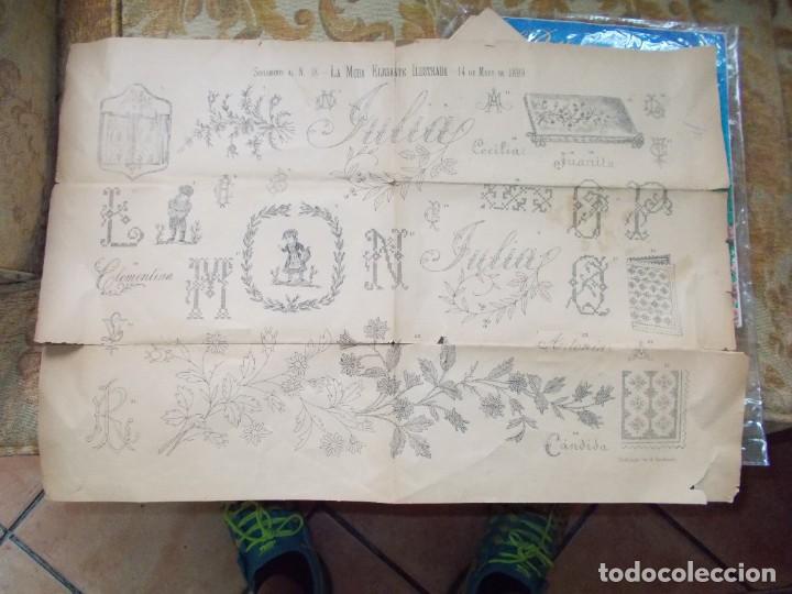 Paper Collecting Others: PATRON ANTIGUO DE LA MODA ELEGANTE ILUSTRADA UNICO EN TC.