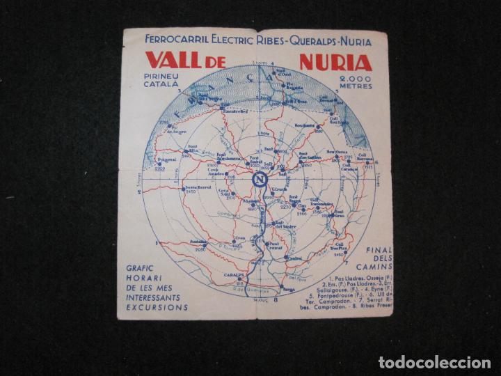 Sammelleidenschaft Andere Papierartikel: VALL DE NURIA-FERROCARRIL ELECTRIC RIBES QUERALBS NURIA-PUBLICITAT ANTIGA-VER FOTOS-(K-3211)