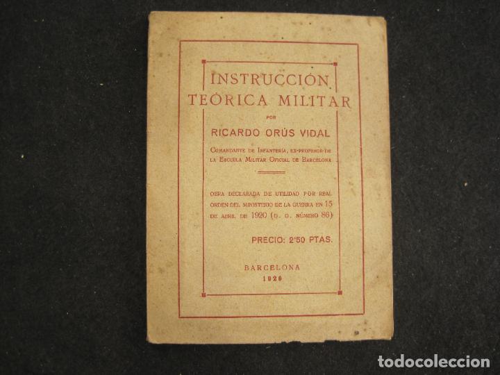 Sammelleidenschaft Andere Papierartikel: INSTRUCCION TEORICA MILITAR-RICARDO ORUS VIDAL-BARCELONA-A&Ntilde;O 1946-VER FOTOS-(K-3238)