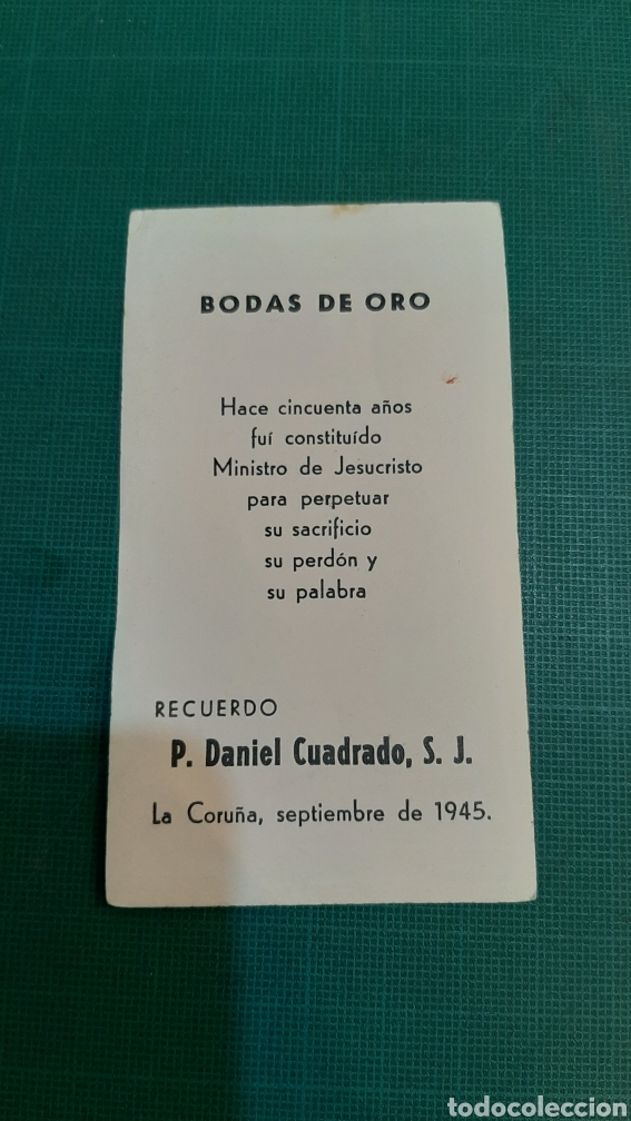 Sammelleidenschaft Andere Papierartikel: 1945 BODAS oro Daniel cuadrado la CORU&Ntilde;A