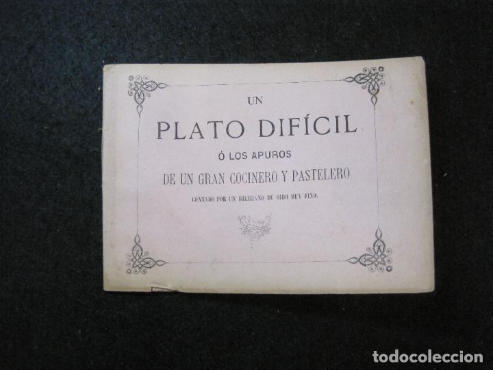 Otros art&iacute;culos de coleccionismo en papel: UN PLATO DIFICIL O LOS APUROS DE UN GRAN COCINERO Y PASTELERO-J.MARTI FOTOGRAFO-VER FOTOS-(81.643)