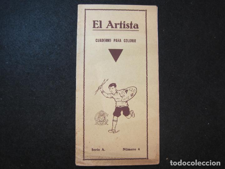 Outros artigos de papel: EL ARTISTA CUADERNO PARA COLORIR-SERIE A NUMERO 4-VER FOTOS-(K-3285)