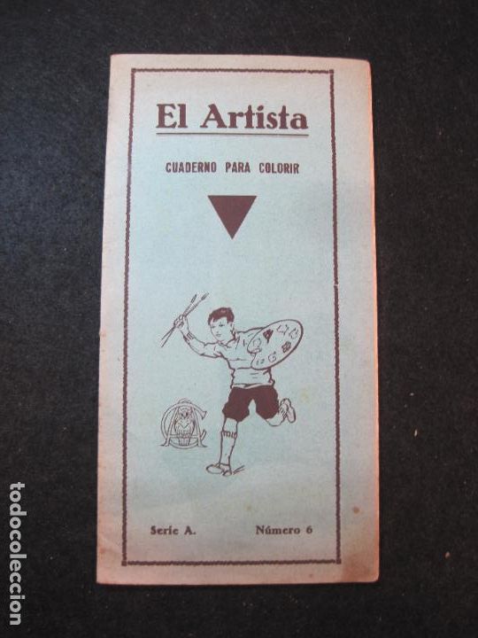 Otros art&iacute;culos de coleccionismo en papel: EL ARTISTA CUADERNO PARA COLORIR-SERIE A NUMERO 6-VER FOTOS-(K-3287)