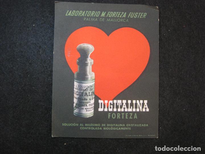 Otros art&iacute;culos de coleccionismo en papel: FARMACIA-DIGITALINA FORTEZA-PUBLICIDAD ANTIGUA-VER FOTOS-(K-3342)