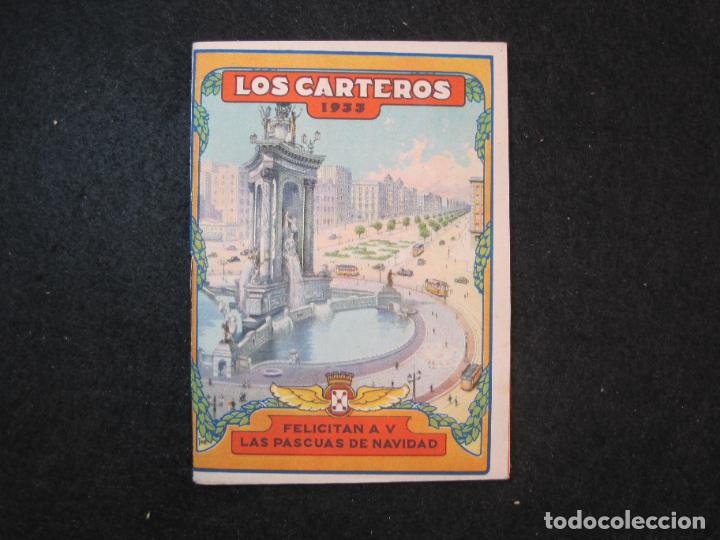 Sammelleidenschaft Andere Papierartikel: LOS CARTEROS-A&Ntilde;O 1933-FELICITACION ANTIGUA-VER FOTOS-(K-3352)