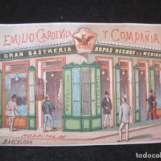 Otros Artículos de Coleccionismo en Papel: BARCELONA-GRAN SASTRERIA EMILIO CAPDEVILA Y COMPAÑIA-PUBLICIDAD ANTIGUA-VER FOTOS-(81.690)