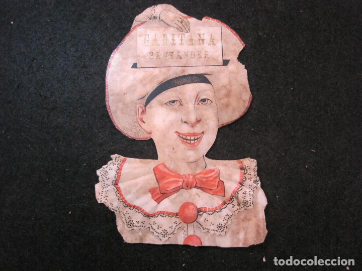 Otros art&iacute;culos de coleccionismo en papel: SANTANDER-GADITANA-TROQUELADO ANTIGUO-VER FOTOS-(K-3353)