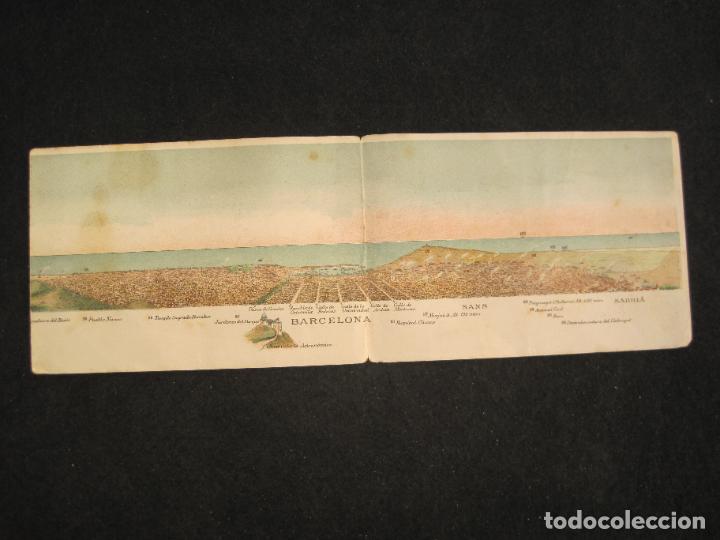 Sammelleidenschaft Andere Papierartikel: BARCELONA-MINI MAPA PANORAMICO-VER FOTOS-(K-3369)