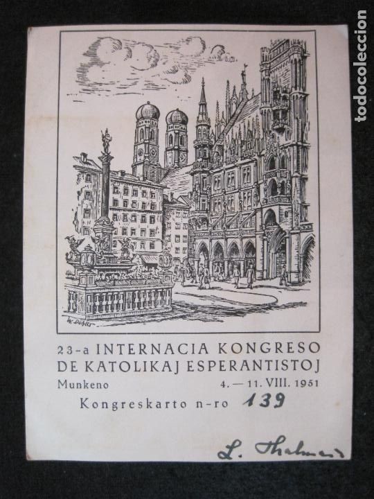 Otros art&iacute;culos de coleccionismo en papel: ESPERANTO-INTERNACIA KONGRESO DE KATOLIKA-A&Ntilde;O 1951-VER FOTOS-(81.803)