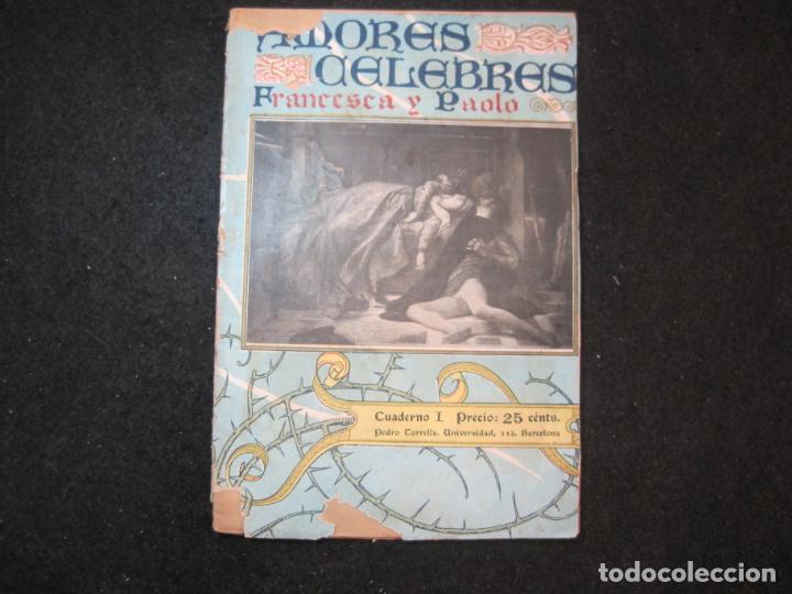 Collectionnisme Papier divers: AMORES CELEBRES-FRANCESCA Y PAOLO-CUADERNO NUMERO 1-VER FOTOS-(K-3394)