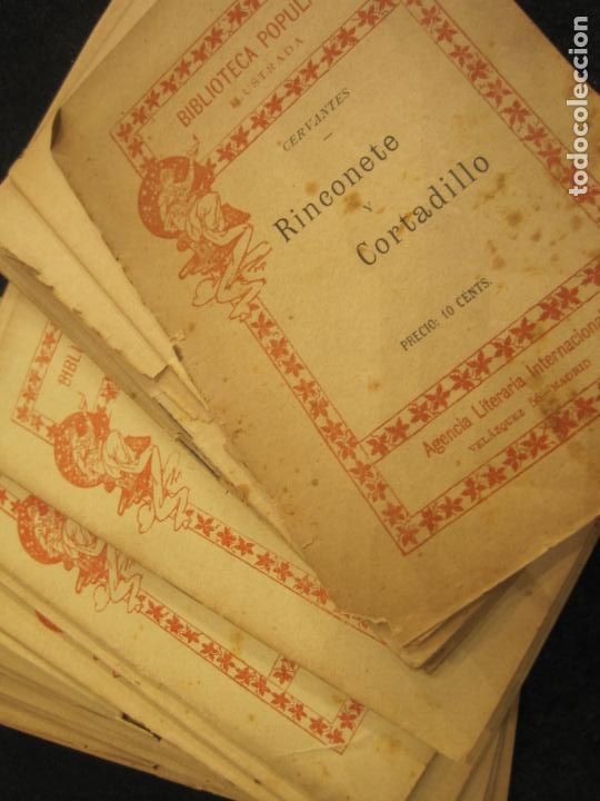 Otros art&iacute;culos de coleccionismo en papel: BIBLIOTECA POPULAR ILUSTRADA-COLECCION 18 NUMEROS-COMPLETA ?-CERVANTES-DUMAS..ETC-VER FOTOS-(K-3400)