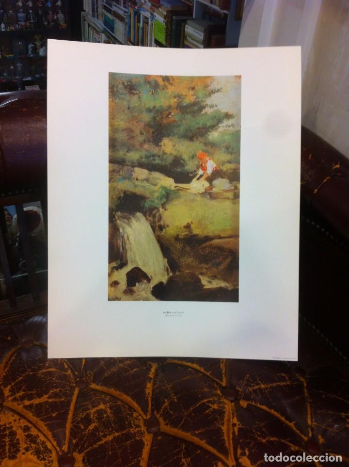 Otros Art&iacute;culos de Coleccionismo en Papel: L&Aacute;MINA DE OVIDIO MURGU&Iacute;A DE CASTRO (HIJO DE ROSAL&Iacute;A DE CASTRO) MUJER LAVANDO