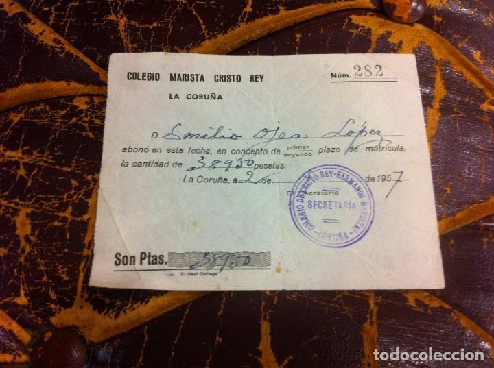 Collectionnisme Papier divers: COLEGIO MARISTA CRISTO REY. CORU&Ntilde;A. 1957. MEDIDAS: 12 X 9,5CM