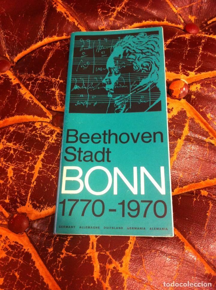 Otros Art&iacute;culos de Coleccionismo en Papel: BEETHOVEN STADT BONN 1770-1970. GERMANY. ALEM&Aacute;N-ESPA&Ntilde;OL-ITALIANO, ETC. 58 X 21CM