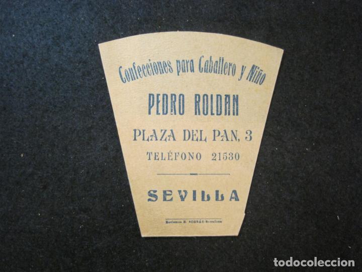 Sammelleidenschaft Andere Papierartikel: SEVILLA-CONFECCIONES PARA CABALLERO PEDRO ROLDAN-PUBLICIDAD-VER FOTOS-(81.923)