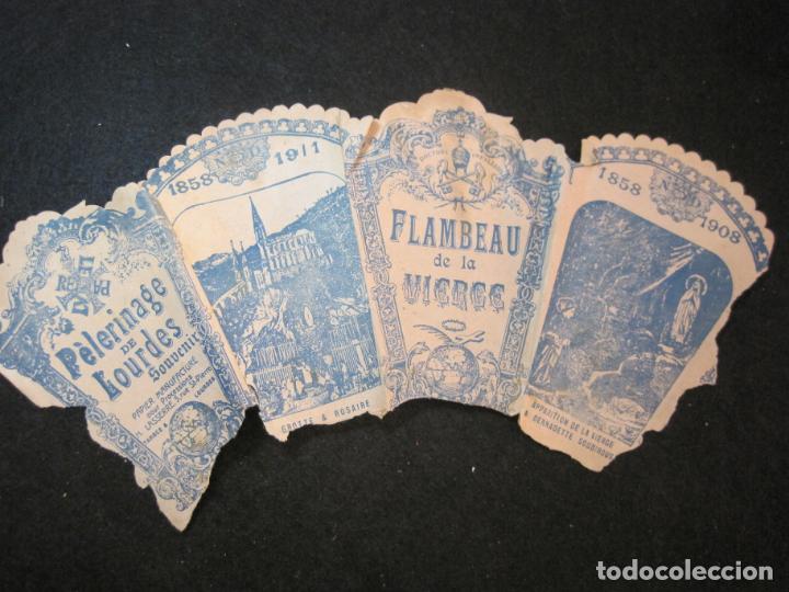 Otros art&iacute;culos de coleccionismo en papel: 1858 1908-FLAMBEAU DE LA VIERGE-PELERINAGE LOURDES--PUBLICIDAD ANTIGUA-VER FOTOS-(81.929)