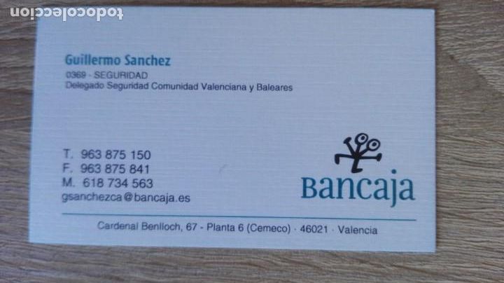 Sammelleidenschaft Andere Papierartikel: TARJETA VISITA BANCAJA-CAJA DE AHORROS DE VAL&Egrave;NCIA, CASTELL&Oacute;N Y ALICANTE-SEGURIDAD-A&Ntilde;O 2006.