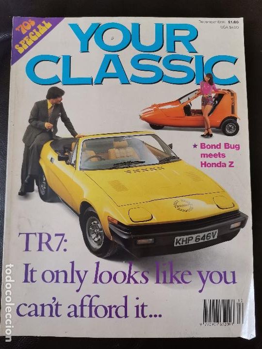 Otros art&iacute;culos de coleccionismo en papel: 1990 REVISTA YOUR CLASSIC - TRIUMPH TR7 - BOND BUG - HONDA Z