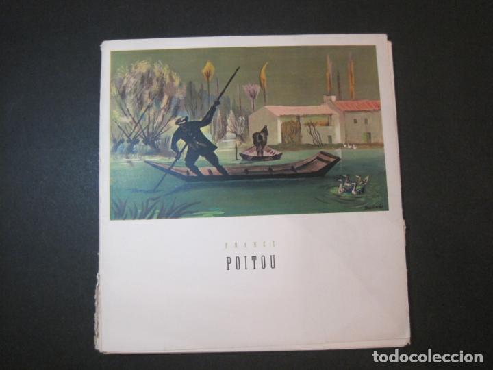 Sammelleidenschaft Andere Papierartikel: FRANCE-POITOU-PUBLICACION ANTIGUA CON LAMINAS-VER FOTOS-(V-22.826)