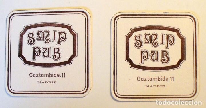 Otros Art&iacute;culos de Coleccionismo en Papel: 2 ANTIGUO POSAVASOS-SMIP PUB MADRID