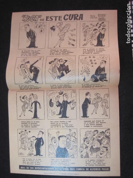 Otros art&iacute;culos de coleccionismo en papel: AUCA DE ESTE CURA-RICARDO PASTOR-PE&Ntilde;ARROYA-AUCA ANTIGUA-VER FOTOS-(K-3669)