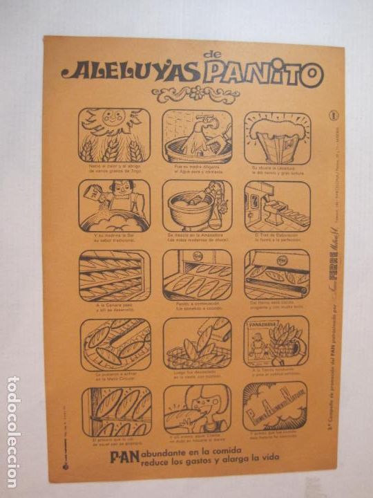 Otros art&iacute;culos de coleccionismo en papel: ALELUYAS DE PANITO-PUBLICIDAD JUAN FERRE MATHEU S.A.-AUCA ANTIGUA-VER FOTOS-(V-22.855)