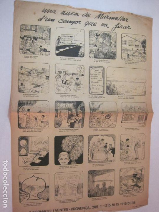 Otros art&iacute;culos de coleccionismo en papel: UNA AUCA DE MARMELLAR D'UN SENYOR QUE VA FIRAR-AUCA ANTIGUA-VER FOTOS-(V-22.616)