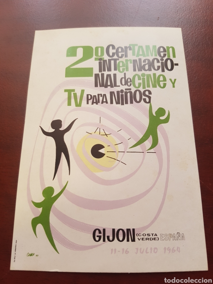 Otros art&iacute;culos de coleccionismo en papel: CERTAMEN INTERNACIONAL DE CINE Y TV PARA NI&Ntilde;OS GIJ&Oacute;N 1964