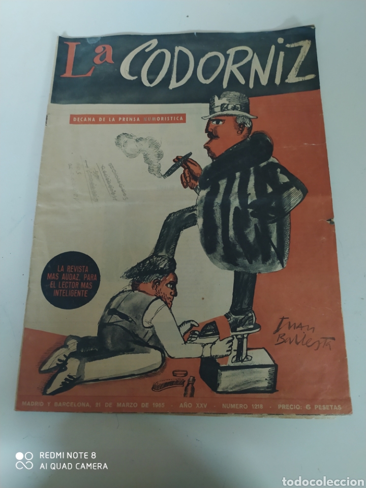Otros Art&iacute;culos de Coleccionismo en Papel: Revista La Codorniz. Antigua.Decana de la prensa Humonista Numero 1218