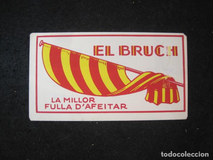 Otros art&iacute;culos de coleccionismo en papel: EL BRUCH-LA MILLOR FULLA D'AFEITAR-SOBRE GRANDE-PUBLICIDAD HOJA DE AFEITAR-VER FOTOS-(K-3715)