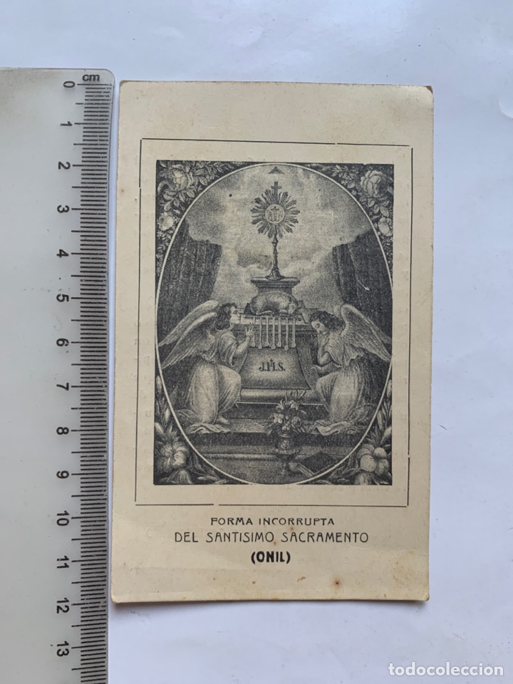 Otros Art&iacute;culos de Coleccionismo en Papel: FORMA INCORRUPTA DEL STMO. SACRAMENTO. ONIL. ALICANTE. PRIMER CENTENARIO.