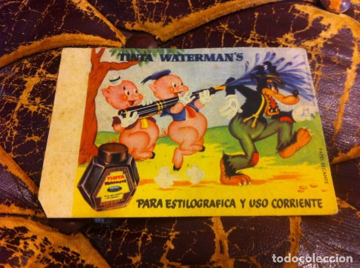 Outros artigos de papel: TINTA WATERMAN'S PARA ESTILOGR&Aacute;FICA Y USO CORRIENTE. 13,5 X 9,5CM. CARTULINA
