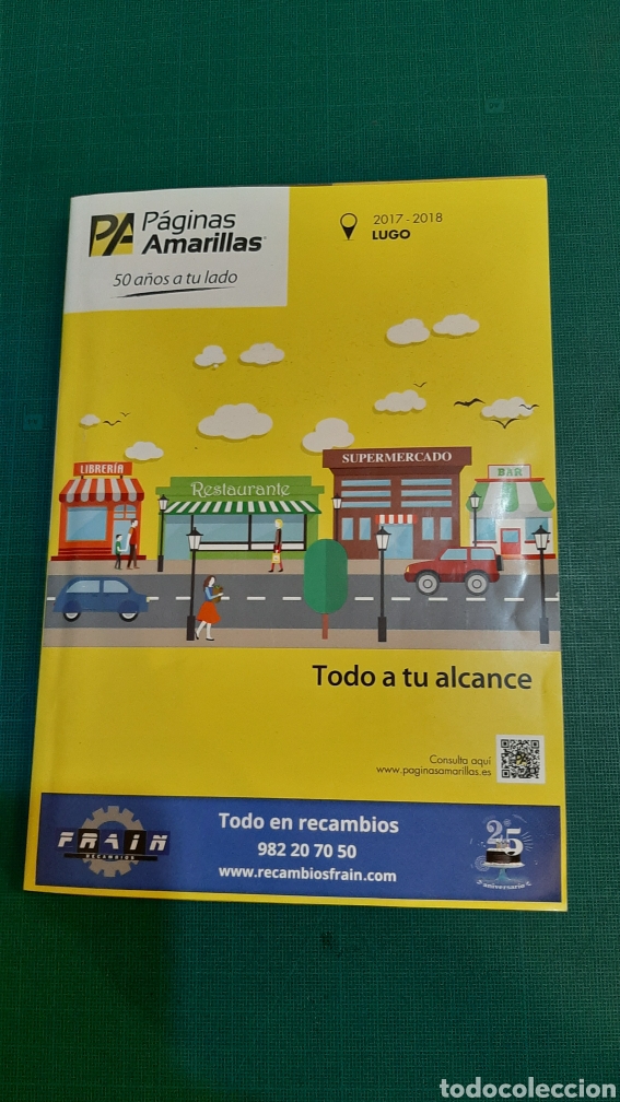 Outros artigos de papel: 2017/2018 PAGINAS AMARILLAS LUGO COLECCIONISMO COLISEVM ANTIG&Uuml;EDADES LIBRERIA NUMISM&Aacute;TICA FILATELIA