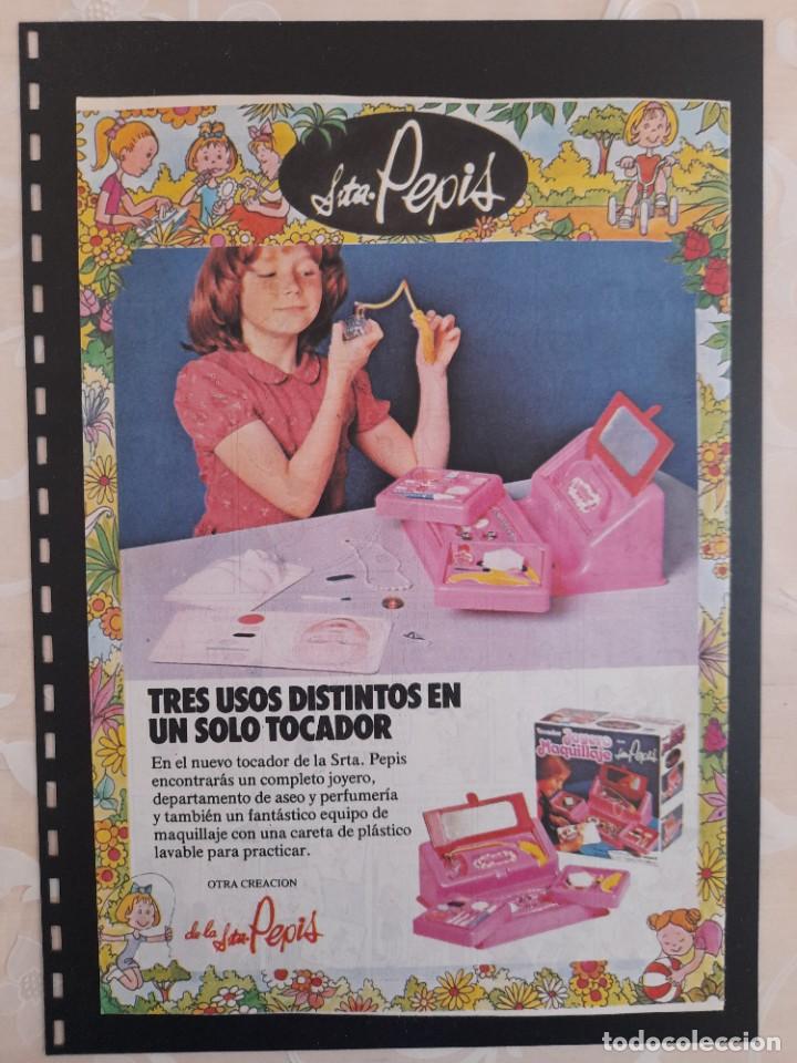 Otros Art&iacute;culos de Coleccionismo en Papel: ANUNCIO PUBLICIDAD A&Ntilde;OS 70 JUGUETES MU&Ntilde;ECAS SRTA PEPIS