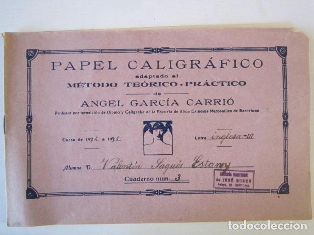 Otros Art&iacute;culos de Coleccionismo en Papel: CUADERNO CALIGRAFICO CURSO 1934-35