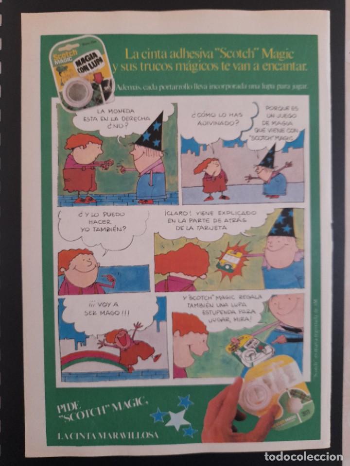 Otros Art&iacute;culos de Coleccionismo en Papel: ANUNCIO PUBLICIDAD A&Ntilde;OS 70 CINTA ADHESIVA SCOTCH MAGIC