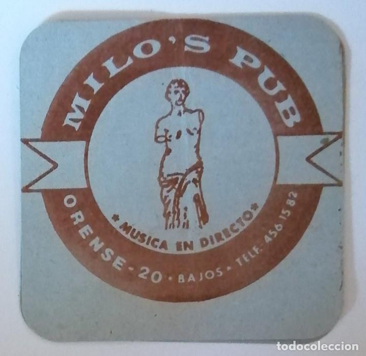 Otros Art&iacute;culos de Coleccionismo en Papel: POSAVASOS Milo&acute;s Pub-CALLE .ORENSE 20 -MADRID