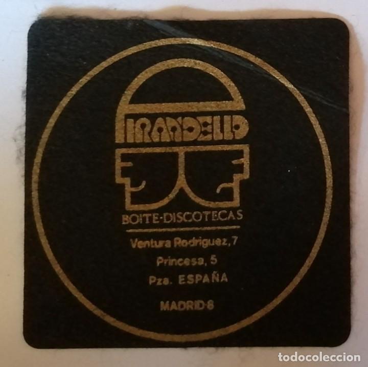 Otros Art&iacute;culos de Coleccionismo en Papel: Posavasos- Boite-Discoteca Pirandello - Princesa 5, Ventura Rodriguez, 7 Madrid