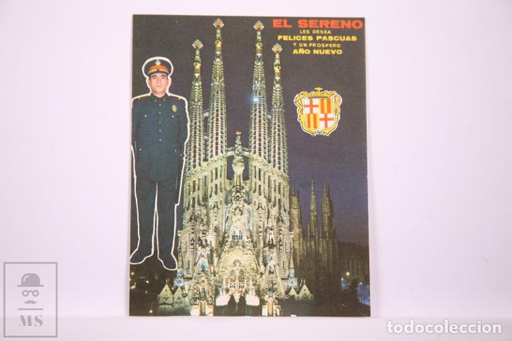 Otros Art&iacute;culos de Coleccionismo en Papel: Tarjeta Felicitaci&oacute;n / Hojita - Felicitaci&oacute;n Navidad de Oficios - El Sereno - Sagrada Familia - 1965