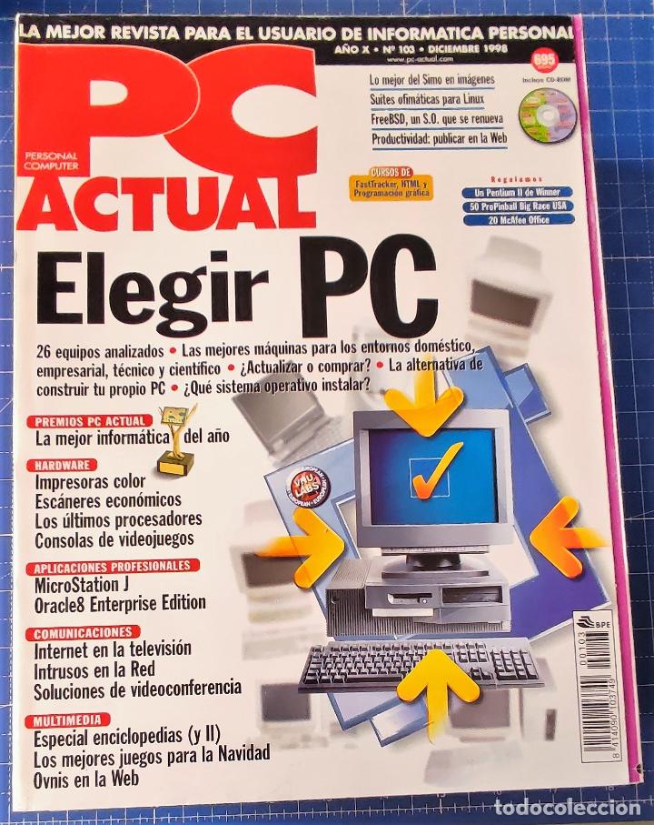 Outros artigos de papel: REVISTA PC ACTUAL N&ordm; 103 - 1998 - BUEN ESTADO