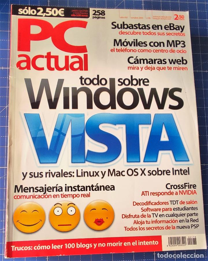 Outros artigos de papel: REVISTA PC ACTUAL N&ordm; 178 - OCT.. 2005 - BUEN ESTADO
