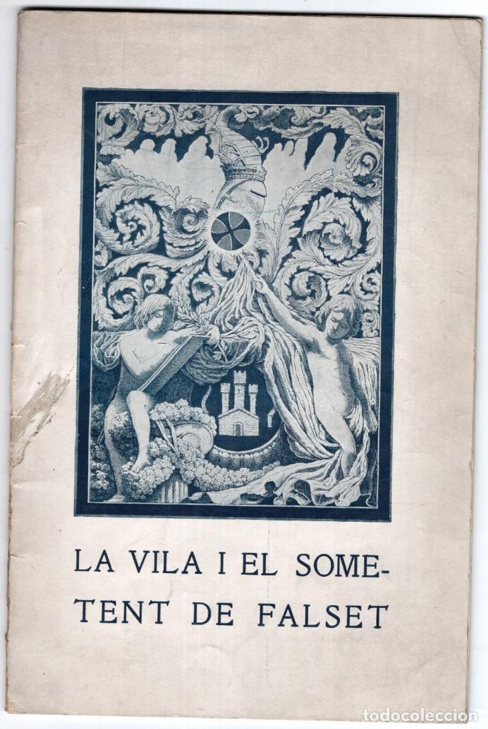 Outros artigos de papel: Falset. La Vila i el Sometent. 1922