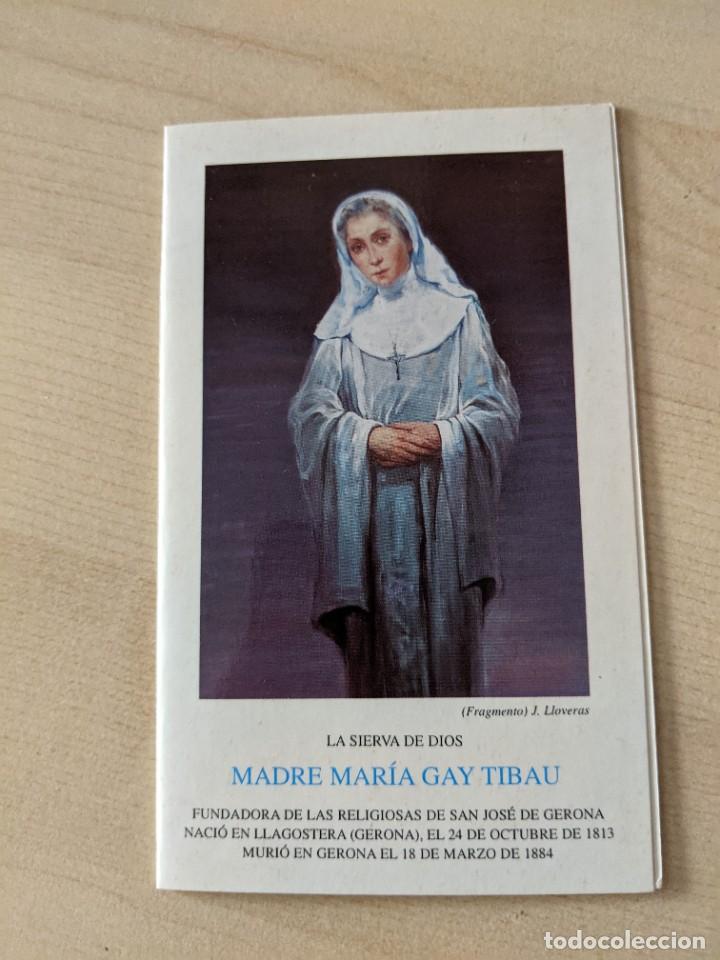 Collectionnisme Papier divers: FOLLETO MADRE MAR&Iacute;A GAY TIBAU