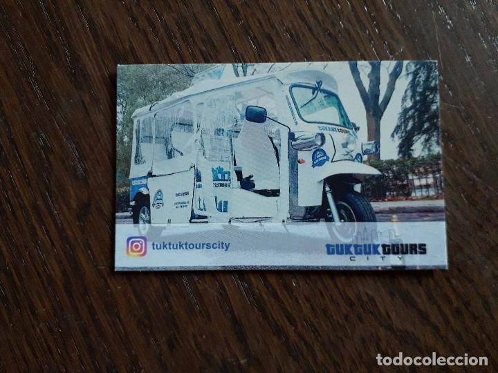 Otros art&iacute;culos de coleccionismo en papel: tarjeta de visita de publicidad, tuk tuk tours city, transporte tur&iacute;stico.