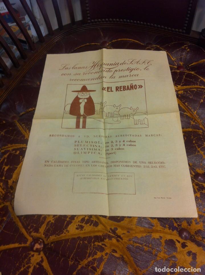 Outros artigos de papel: HOJA DOS CARAS (LANAS HISPANIA RECOMIENDA LA MARCA EL REBA&Ntilde;O) REVERSO: C&Oacute;MIC PEDRUCHO...