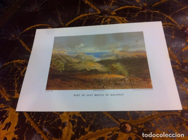 Outros artigos de papel: L&Aacute;MINA DE LAS ANTIGUAS PITIUSAS DE EL ARCHIDUQUE LUIS SALVADOR DE AUSTRIA. SANT MIQUEL BALANSAT