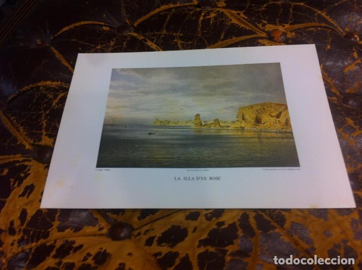 Outros artigos de papel: L&Aacute;MINA DE LAS ANTIGUAS PITIUSAS DE EL ARCHIDUQUE LUIS SALVADOR DE AUSTRIA. LA ILLA D'ES BOSC
