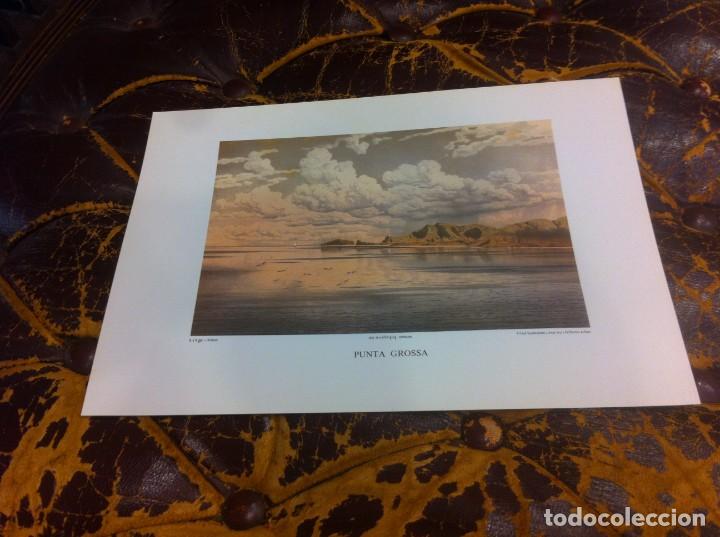 Outros artigos de papel: L&Aacute;MINA DE LAS ANTIGUAS PITIUSAS DE EL ARCHIDUQUE LUIS SALVADOR DE AUSTRIA. PUNTA GROSSA